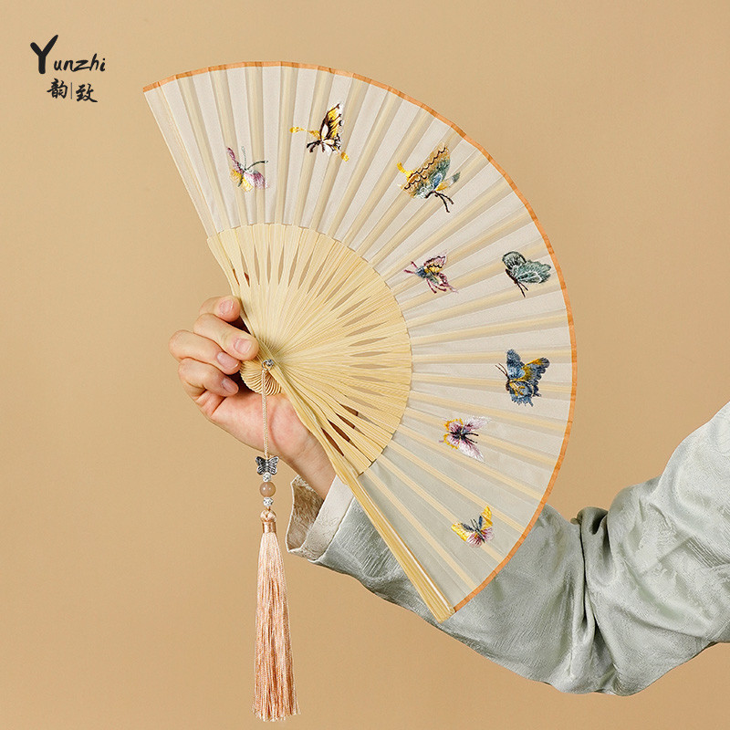 【現貨】【手扇】刺繡 團扇 雙面繡 手工刺繡 摺扇中式 團扇子旗袍 漢服扇刀扇 便面扇 擺件 | 蝦皮購物