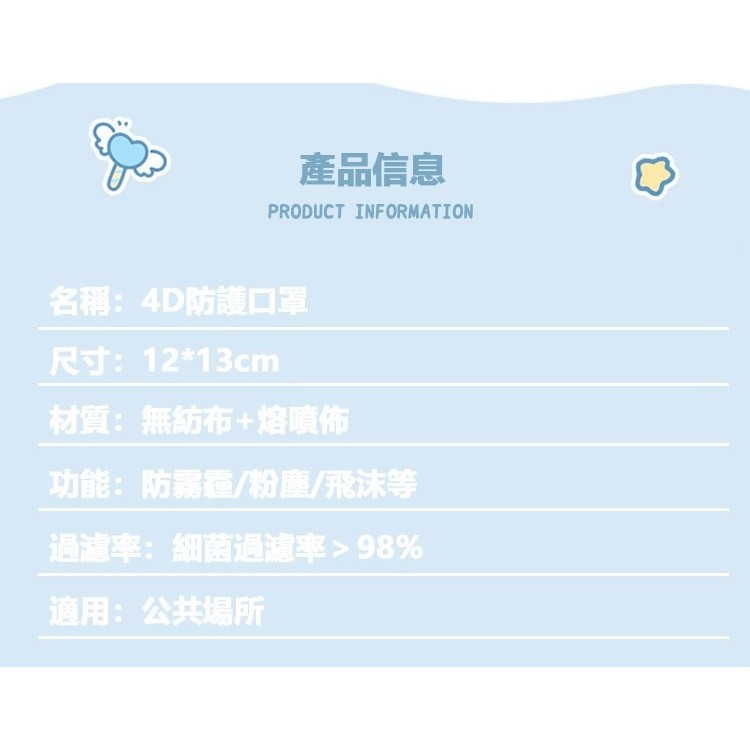 兒童4D韓版口罩評價與選購重點：蝴蝶型卡通款是否適合3-12歲孩子？ (5/10)
