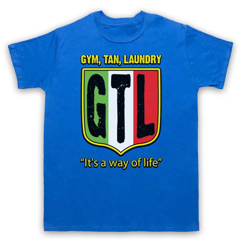 Gtl Jersey Shore Gym Tan Laundry 非官方標語電視男式和 T 恤 | 蝦皮購物