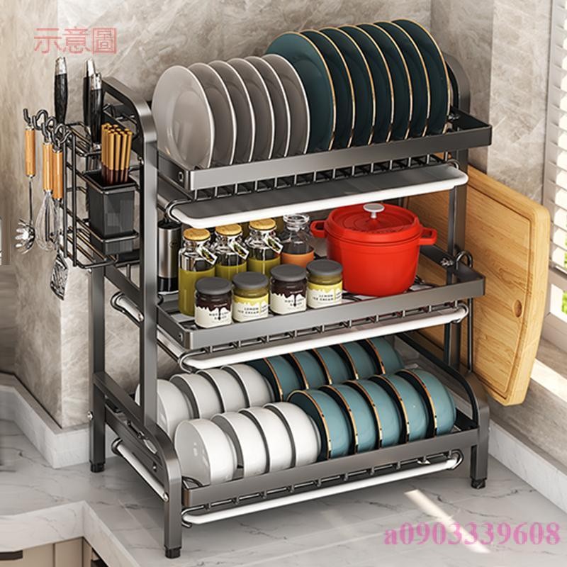 含發票 碗碟架 廚房置物架 碗碟碗盤收納架 瀝水架家用 多功能放碗架 碗櫃碗筷收納盒 | 蝦皮購物