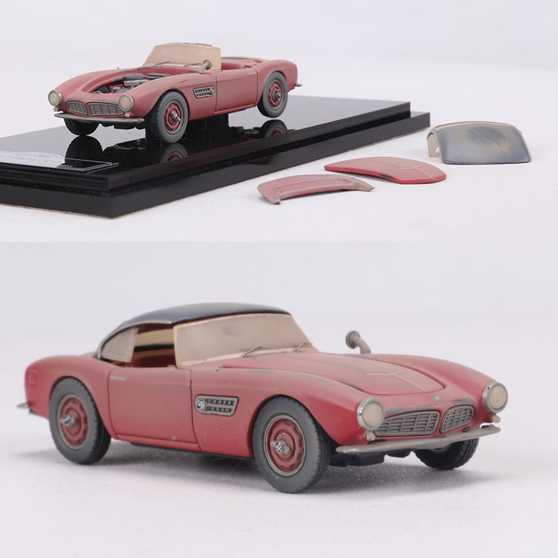 [GT-M]模型 GFCC 1:64 寶馬 bmw 507 經典敞篷跑車 複古 做舊版 閤金車 壓鑄 汽車模型收藏擺件 | 蝦皮購物