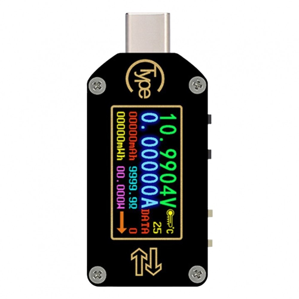 Tc66 Type-C 觸發 USB 電壓表電流表 2 路表萬用表測試儀 | 蝦皮購物