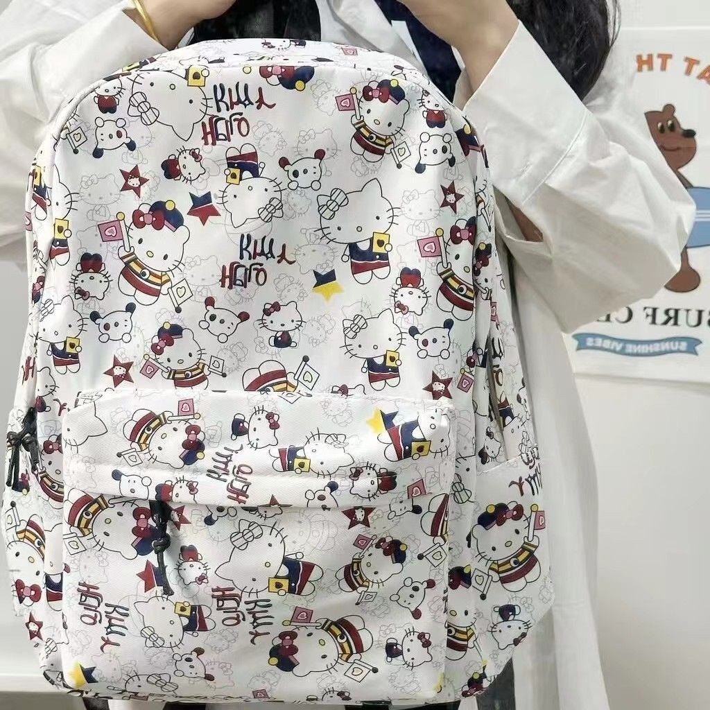 新品現貨hellokitty書包後背包聯名學生小眾初高中可愛背包20250301 | 蝦皮購物