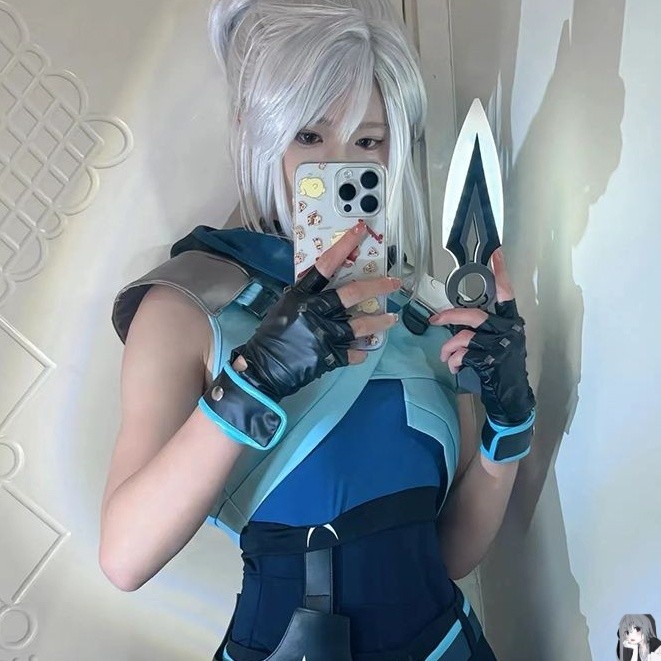 台灣免運💖 Valorant瓦羅蘭特 無畏契約cos 婕提Jett女性 cos遊戲服裝全套捷風 瓦cos服裝 捷風cos | 蝦皮購物