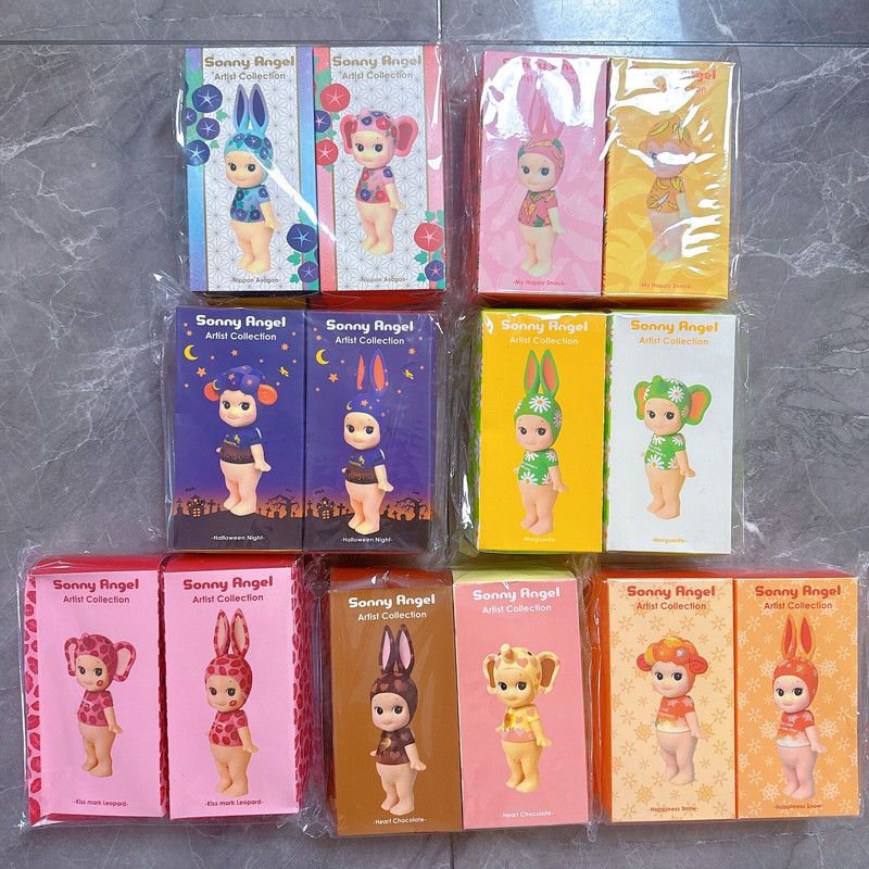 2 件/套日本動漫人物商品桑尼動物天使猴兔大象羊 Q 版 PVC 可動人偶模型娃娃玩具 | 蝦皮購物