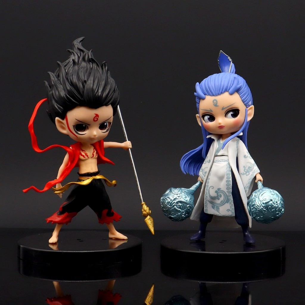 動漫哪吒之魔童鬧海手辦降世哪吒靈珠和魔丸敖丙石磯娘娘模型擺件哪吒2魔童鬧海周邊哪吒敖丙可愛周邊抖音同款 | 蝦皮購物