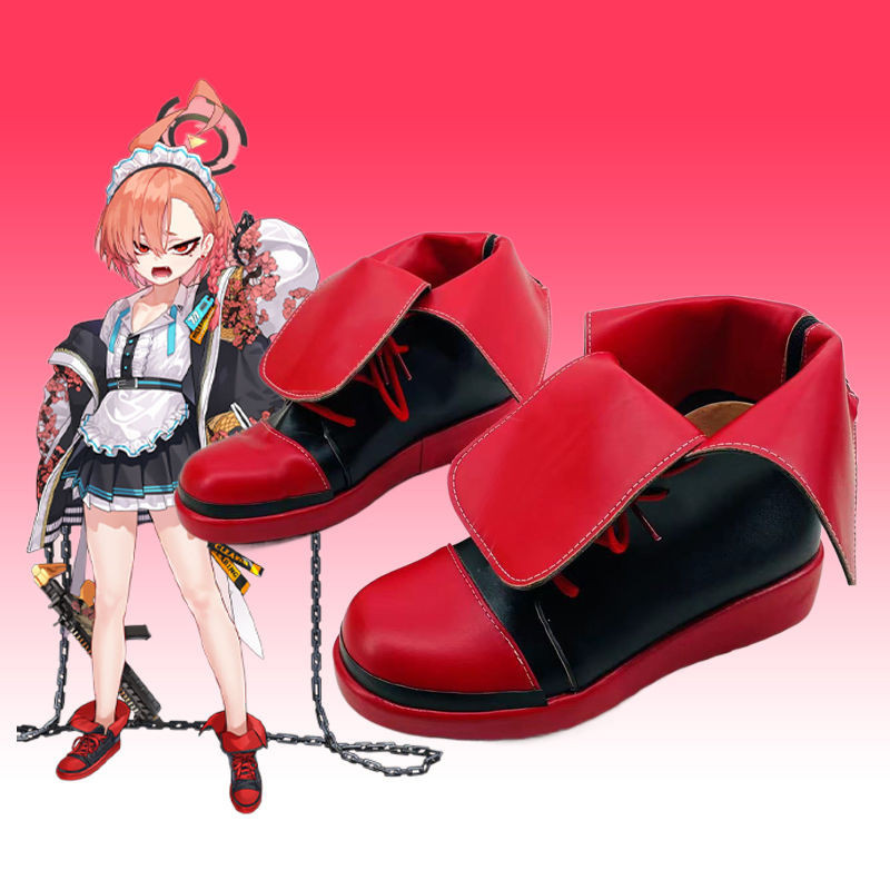 碧藍檔案遊戲同款美甘寧瑠尼祿cos鞋cosplay靴子二次元動漫展萬聖節角色扮演道具鞋 | 蝦皮購物