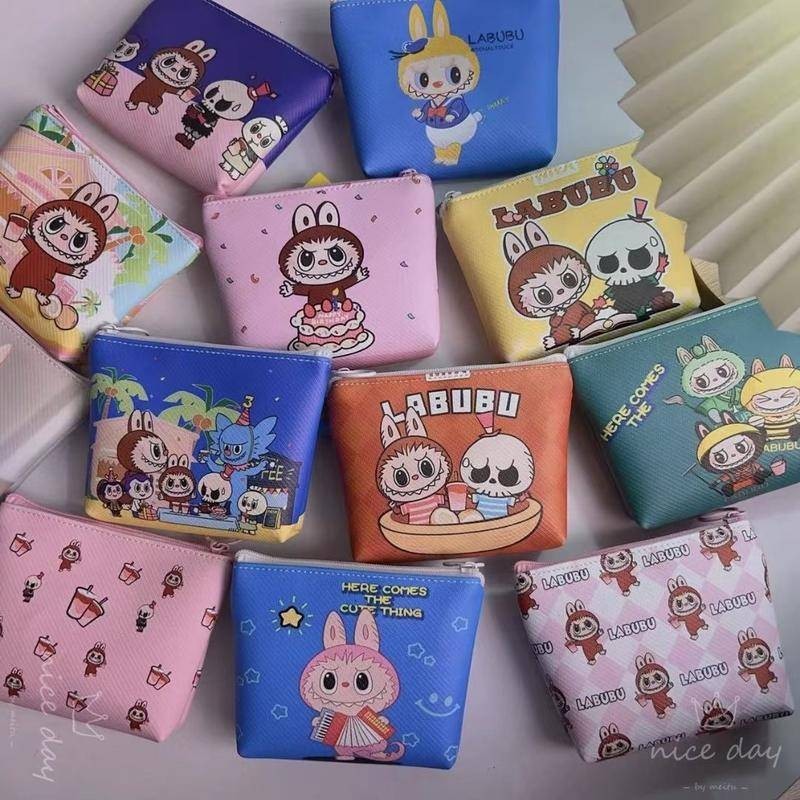 工廠批發價 收納卡包 新款卡通Labubu（拉布布）零錢包 夾娃娃機 迷你可愛零錢包 | 蝦皮購物