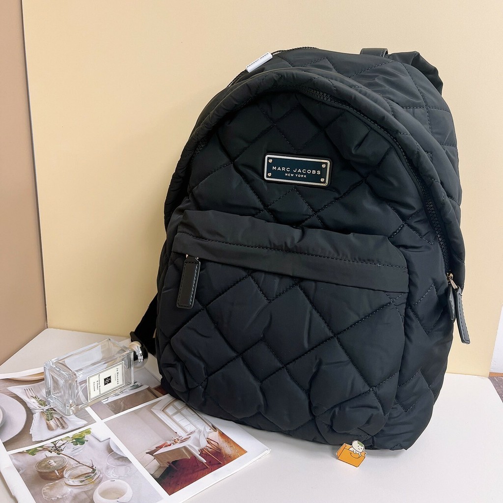 【現貨】MJ 菱格紋 尼龍包 後背包 女生包包 女包 Marc Jacobs MarcJacobs | 蝦皮購物