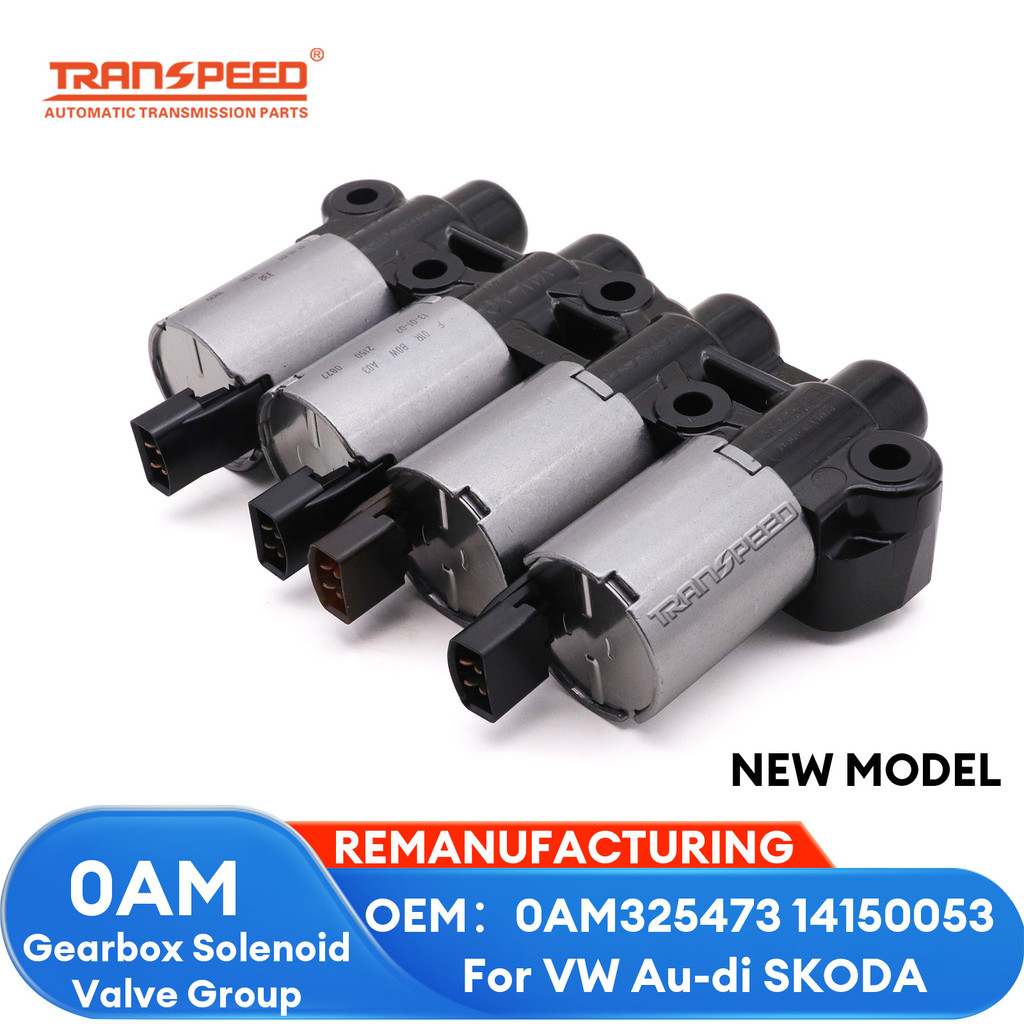 Transpeed 0AM DQ200 DSG 自動變速箱 4PCS 電磁閥套件新版本適用於大眾 SEAT SKODA | 蝦皮購物