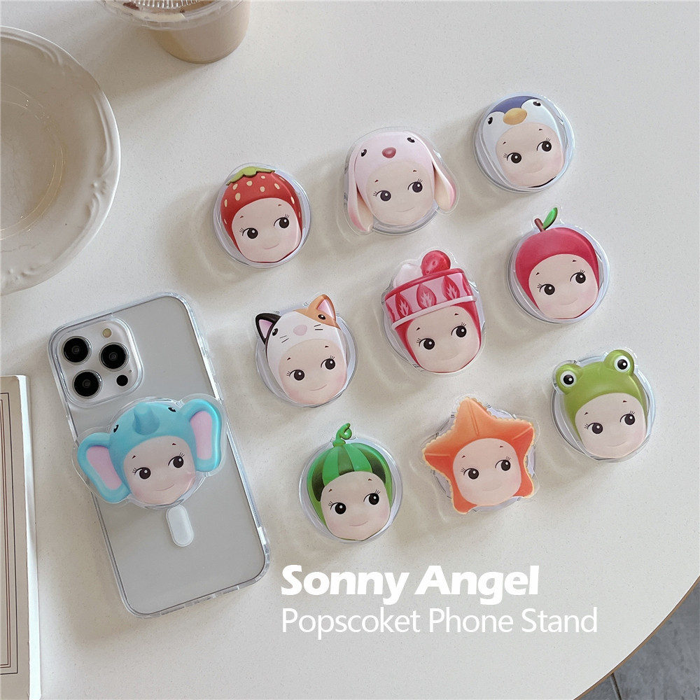 可愛 Sonny Angel 磁吸手機支架 PopSockets 手機握把可調節手機支架手機支架 Pop Socket | 蝦皮購物