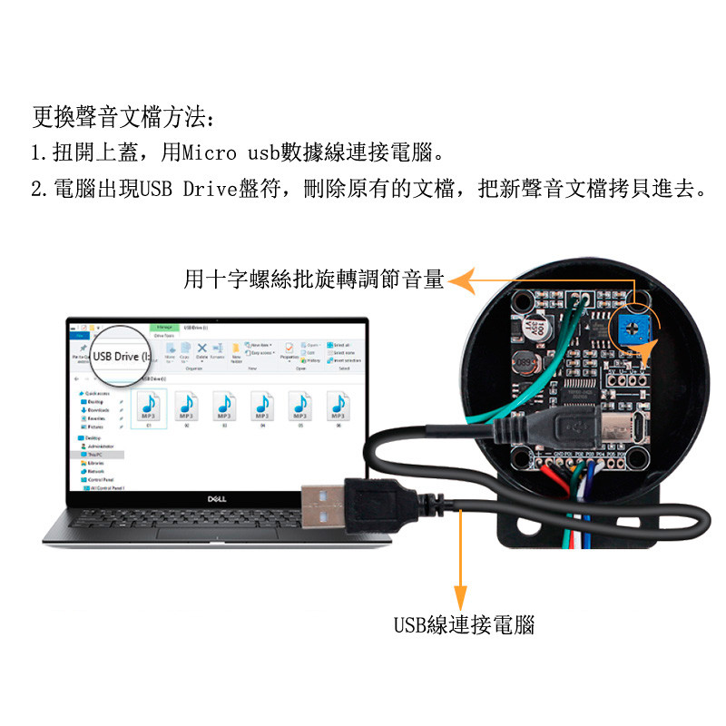 ETC JDM Talk Box 汽車啟動語音播報盒日語 DIY添加自定義聲音 車用USB即插即用 | 蝦皮購物