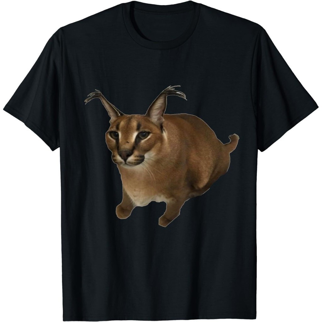 有趣的貓,floppa Meme,Caracal Cat,Cat Lovers T 恤 | 蝦皮購物