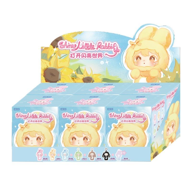 田栩寧專屬】【正版】AYORTOYS兔閃閃ShyShy閃亮世界系列盲盒搪膠毛絨