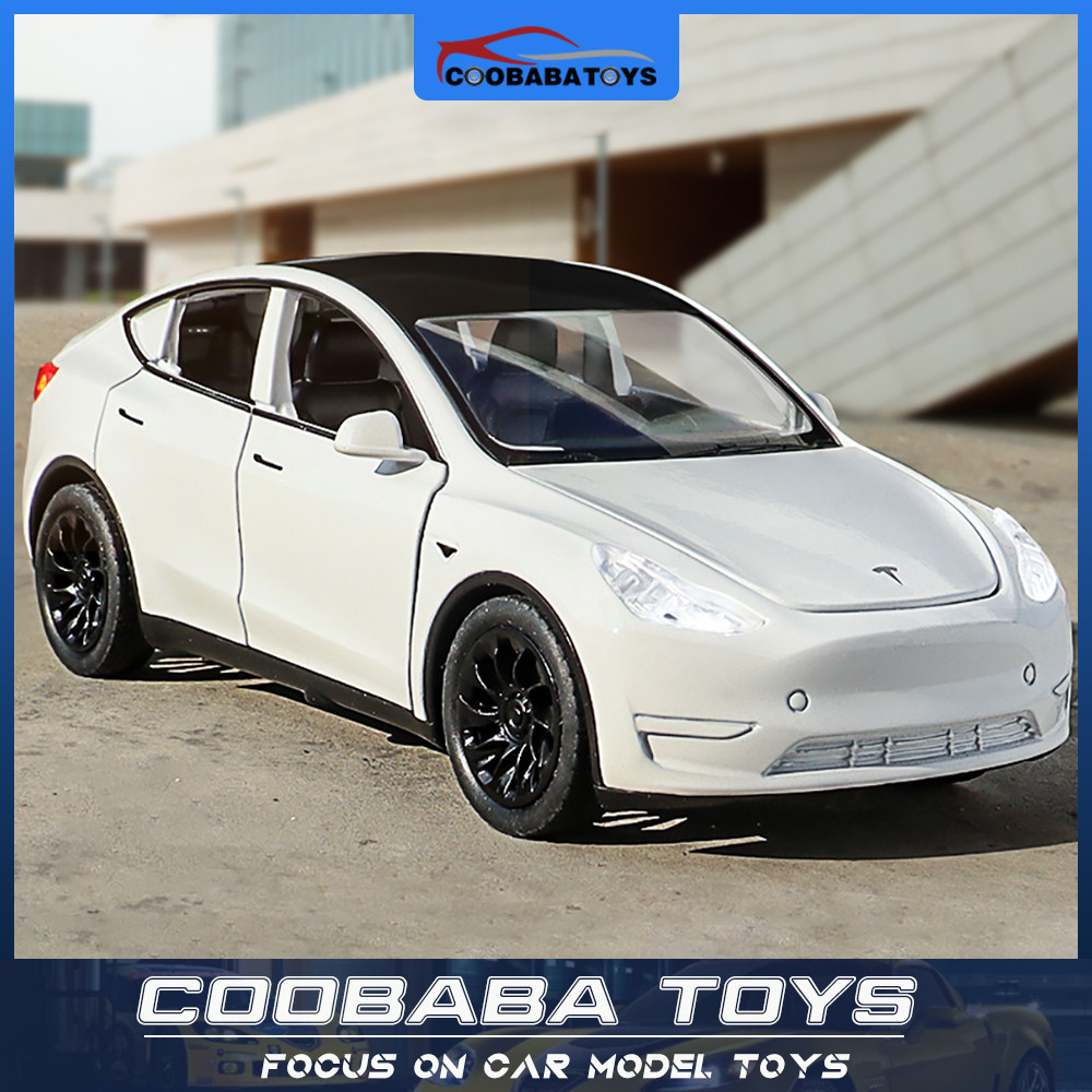 CBB 1:32 特斯拉 Model Y 合金壓鑄汽車模型玩具兒童男孩成人系列快速發貨 | 蝦皮購物