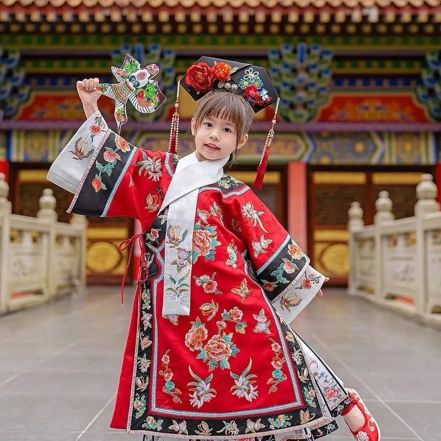 格格衕款清朝旂裝清朝格格服宮廷風格格服女寶寶適用 | 蝦皮購物