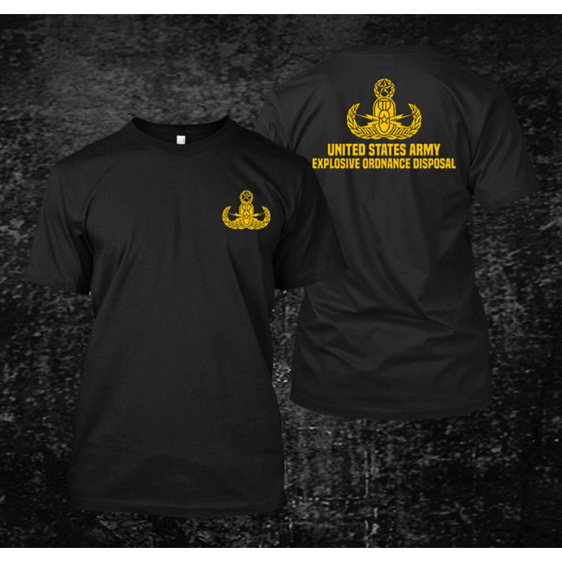 master US Army EOD Logo - Custom front and back tee頂級面料厚磅T | 蝦皮購物