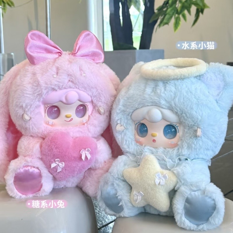 yooki氧氧400%三代百變idol盲盒大體毛絨玩偶公仔可愛擺件(隨機1個盲盒