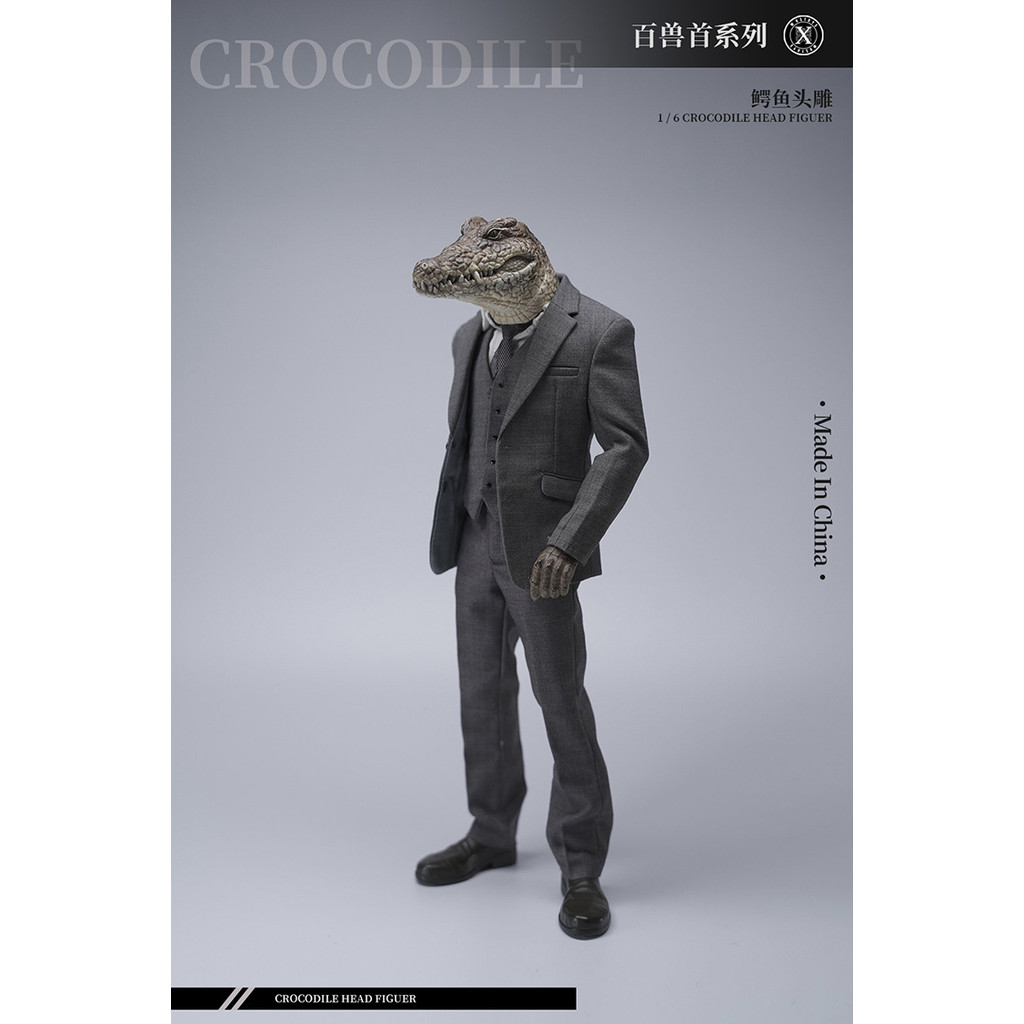 【高檔】現貨 Mostoys MS2104 1/6兵人 百獸首頭雕系列第四彈 鱷魚頭雕 | 蝦皮購物