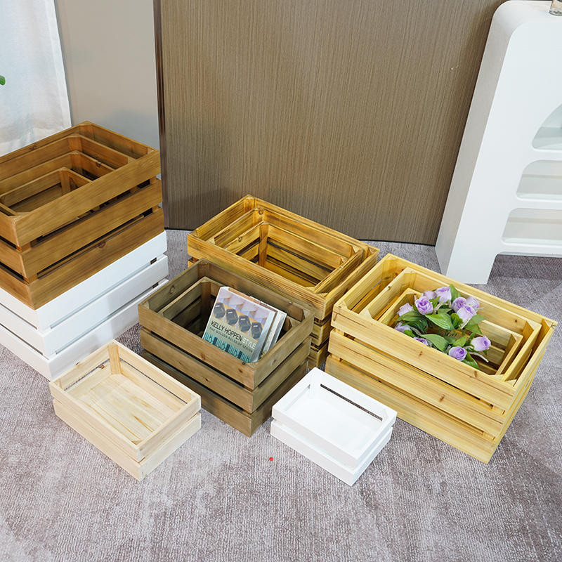 木箱 實木 復古 收納箱 儲物箱 道具 量販店 水果 幼儿園 活動 定制裝潢木框 | 蝦皮購物