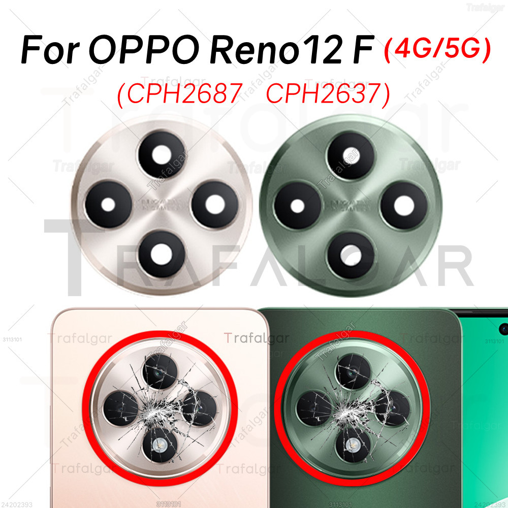 後置攝像頭玻璃鏡頭適用於 OPPO Reno12 F RENO 12F 4G 5G CPH2637 CPH2687 攝像 | 蝦皮購物