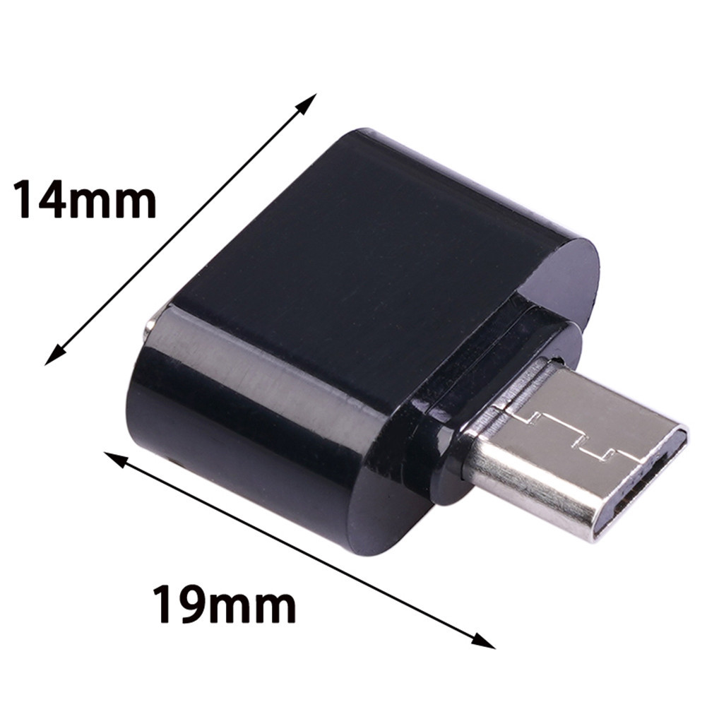 Crystal [高品質] Micro USB 電纜適配器 USB 2.0 到 USB OTG 轉換器,適用於鼠標鍵盤 | 蝦皮購物