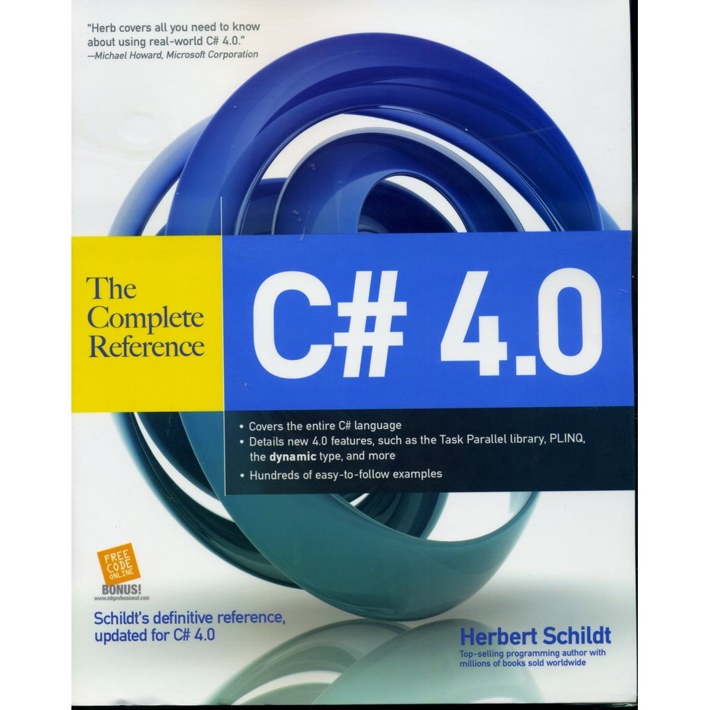 C# 4.0 The Complete Reference/SCHILDT【禮筑外文書店】 | 蝦皮購物