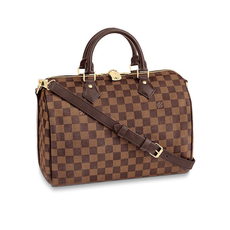 奢侈品牌 CC 女包 SPEEDY 30 Checkerboard 單肩手提波士頓包(帶肩帶) N41367 | 蝦皮購物
