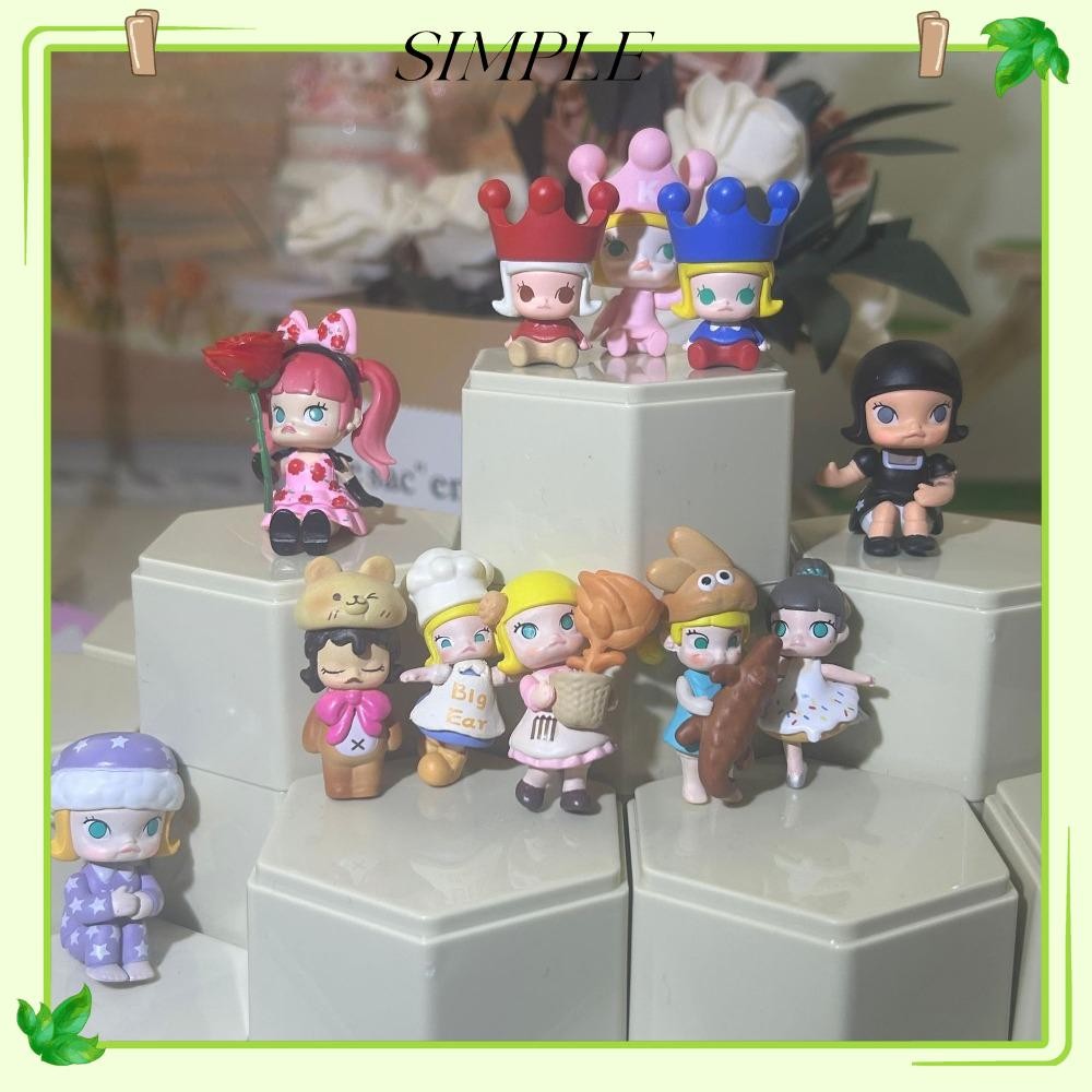 SIMPLESHOP莫莉禮盒一日系列POPBEAN迷你擺件可愛我的童年系列卡通POP MART桌面公仔模型 | 蝦皮購物