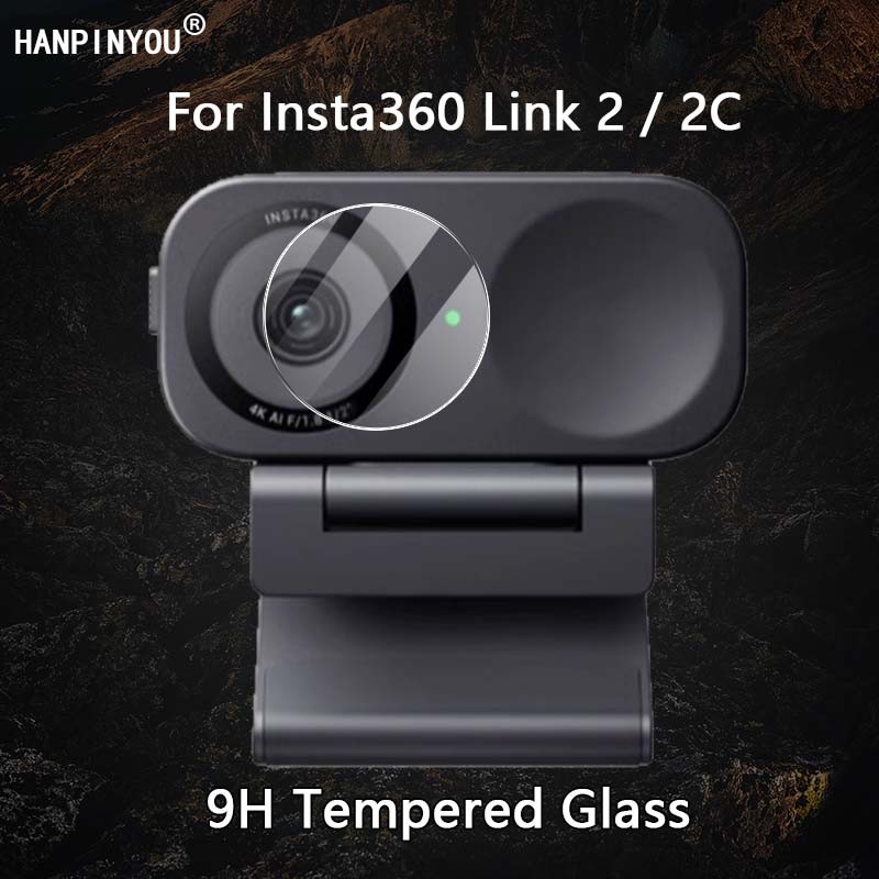 Insta360 Link 2 / 2C 9H 2.5D 高清透明超薄 4K 相機保護鋼化玻璃膜的鏡頭保護膜 | 蝦皮購物
