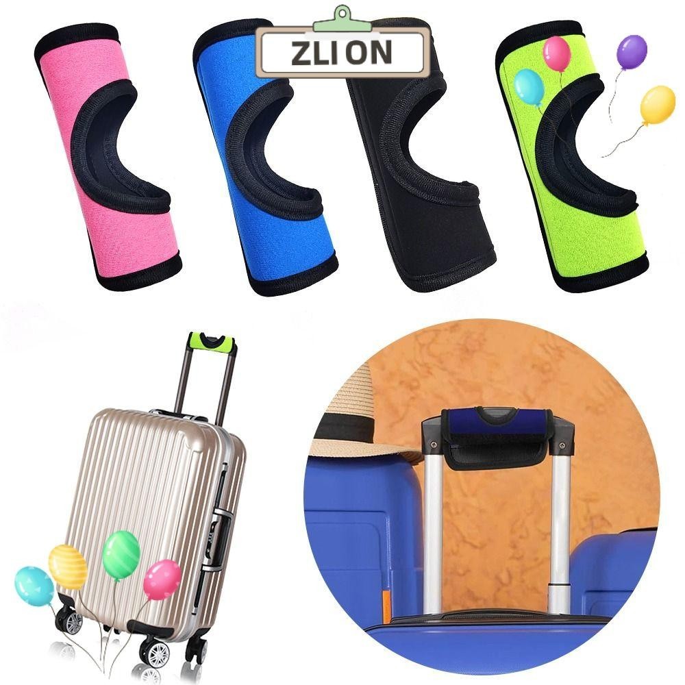 ZLION1行李箱拉手包裹,氯丁橡膠按鈕打開行李箱把手蓋,便攜式軟手柄套筒手提箱提手標識符旅行 | 蝦皮購物