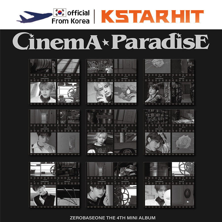 ZEROBASEONE Mini-Album „CINEMA PARADISE“ Digipack – Inkl. CD, Photobook, Karten, Poster