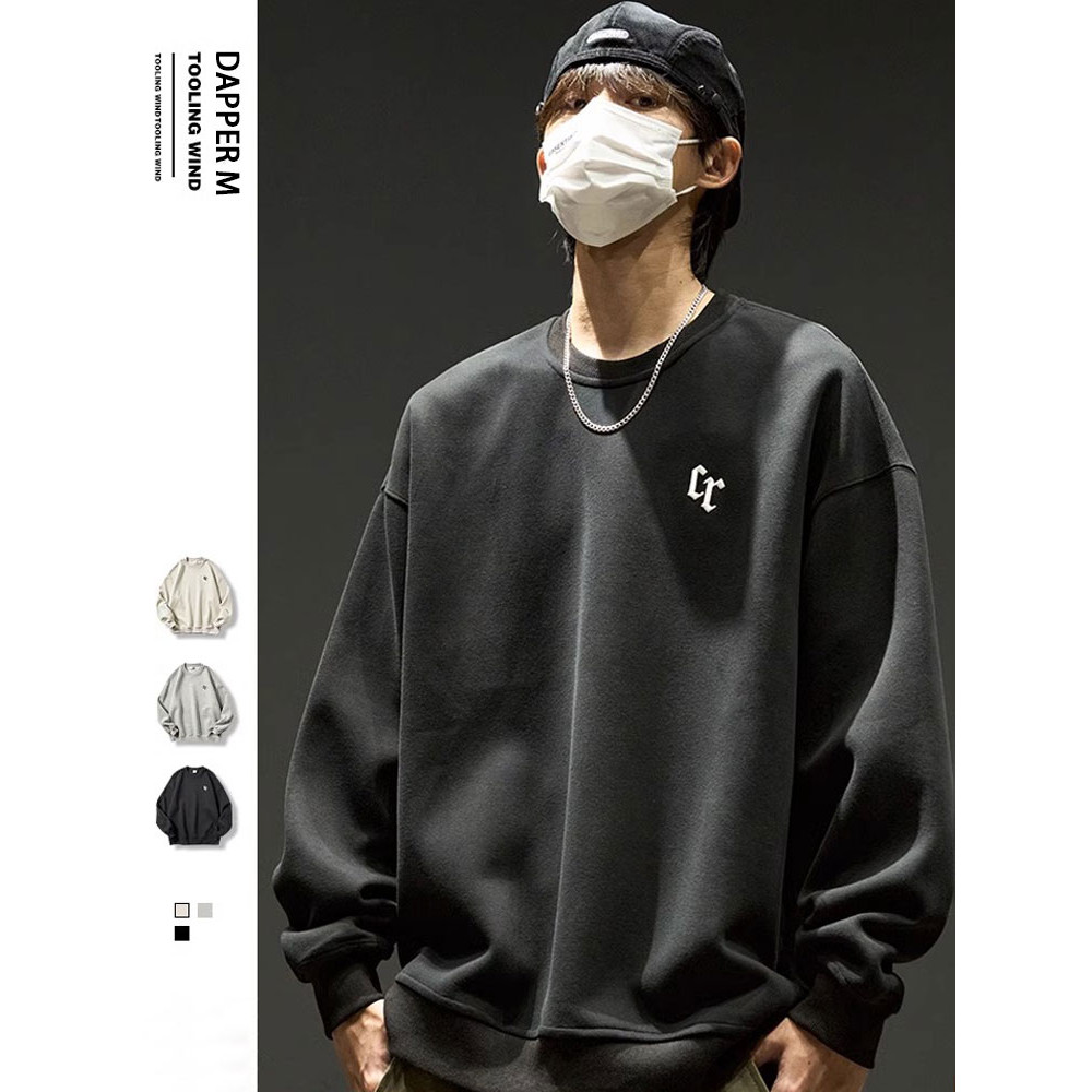 ［特價$229→$169］【重磅棉】LOGO復古刷色長袖衛衣