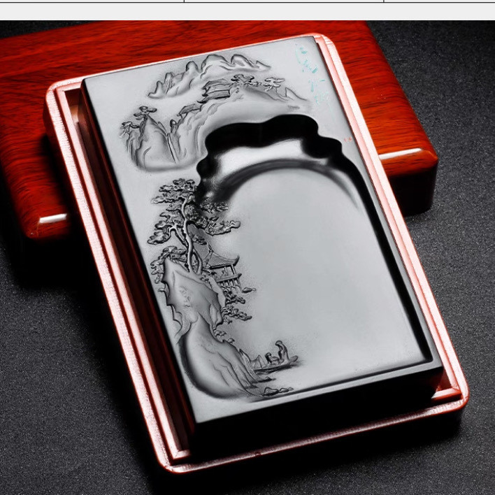 現貨 』中國歙硯書法專用精品老坑硯臺天然原石收藏送禮端硯高端文房四寶 | 蝦皮購物