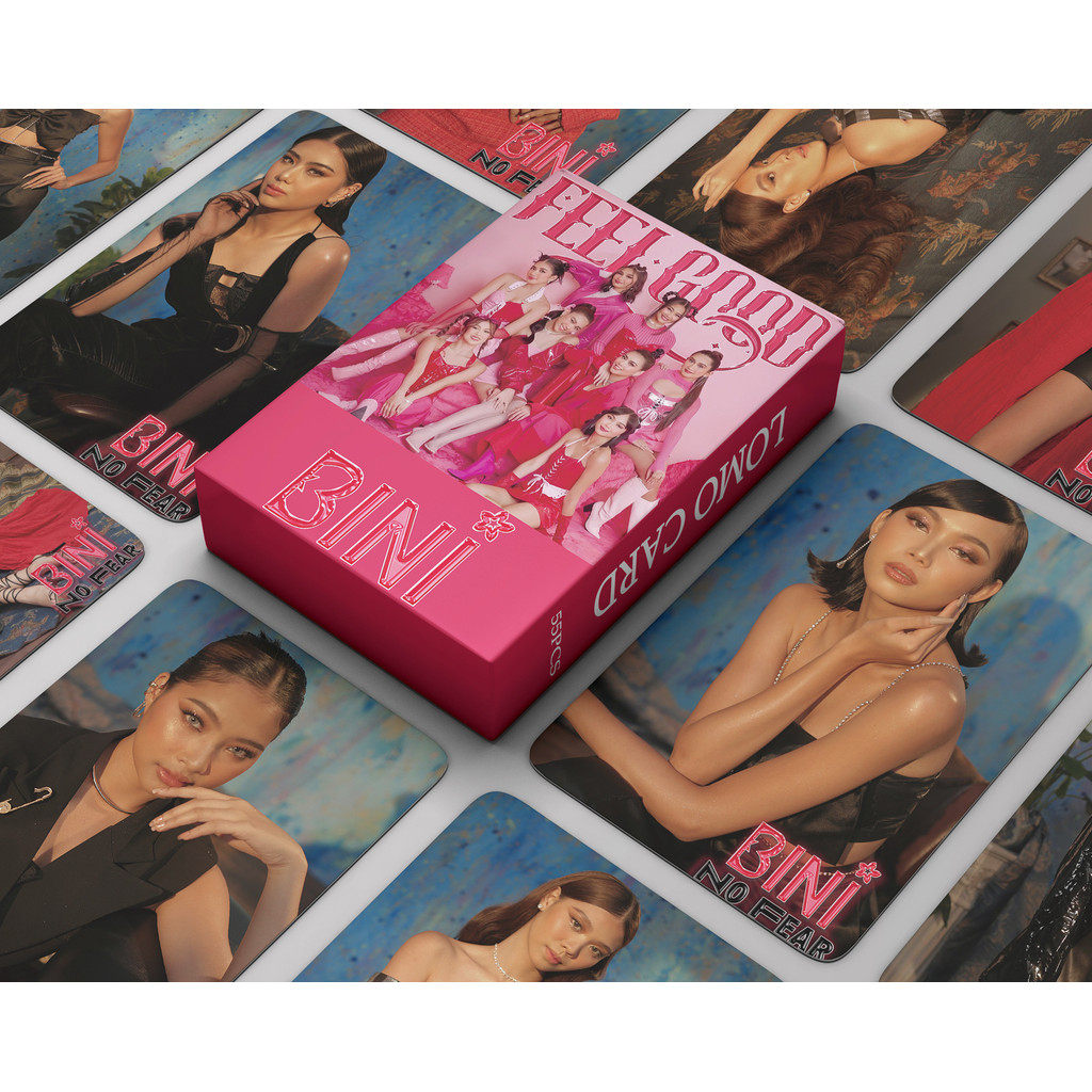 Bini 專輯 FEEL GOOD GWEN MALOI 小卡 Lomo Card 55pcs/box | 蝦皮購物