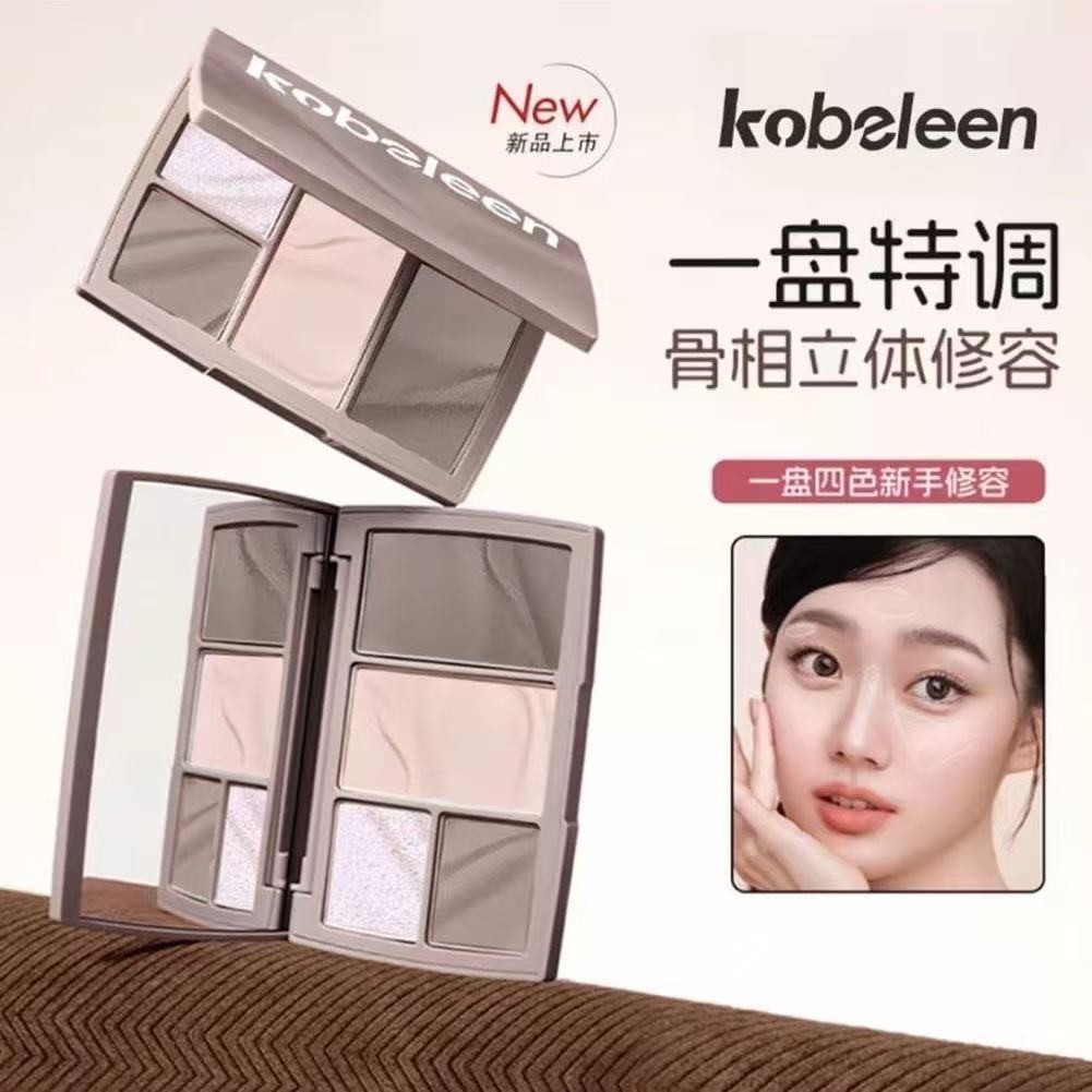 Highlight Contour Matte Comprehensive Four-Color Palette 高光 | 蝦皮購物