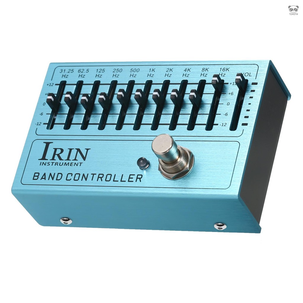 樂器效果器 IRIN BAND CONTROLLER 十段EQ均衡器 電吉他貝司效果器 吉他單塊效果器 | 蝦皮購物