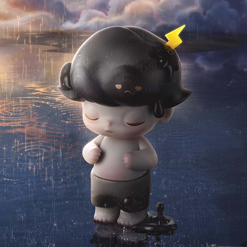 POP MART泡泡瑪特DIMOO 雷陣雨400%～現貨 | 蝦皮購物