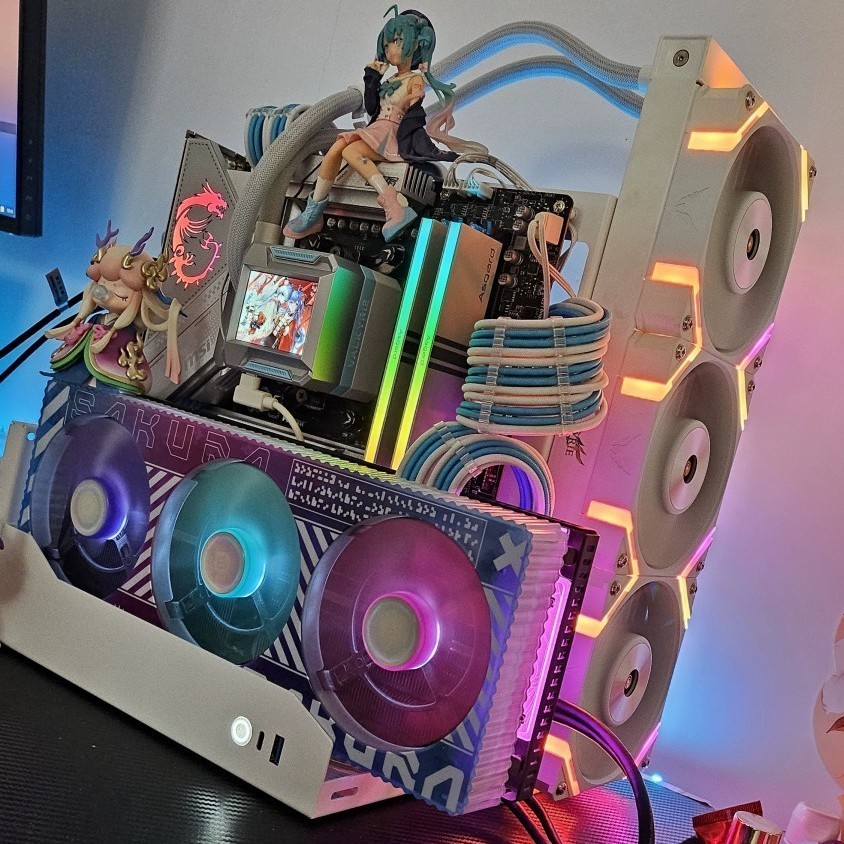 [超值現貨] 支架 機箱 機架 超導閤體matx atx開放式機箱 一體式機箱 小機箱 便攜機箱 | 蝦皮購物
