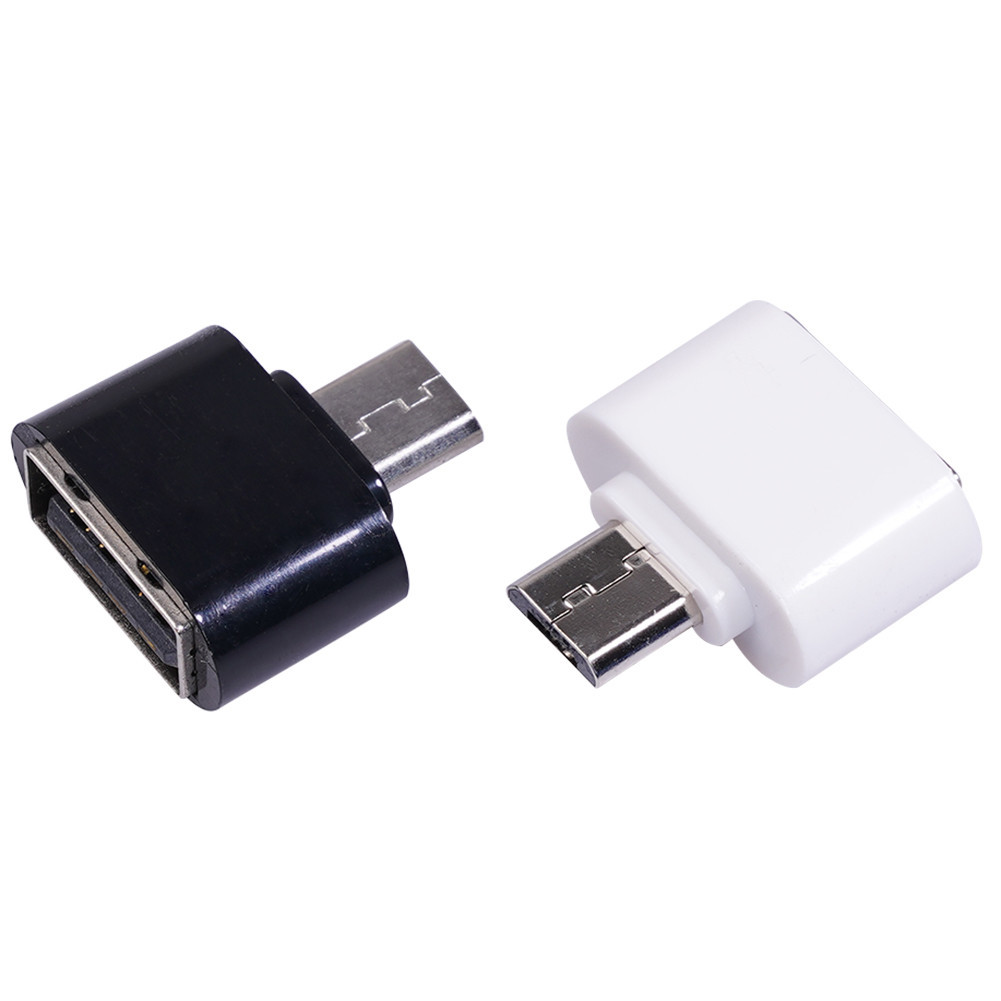 Crystal [高品質] Micro USB 電纜適配器 USB 2.0 到 USB OTG 轉換器,適用於鼠標鍵盤 | 蝦皮購物