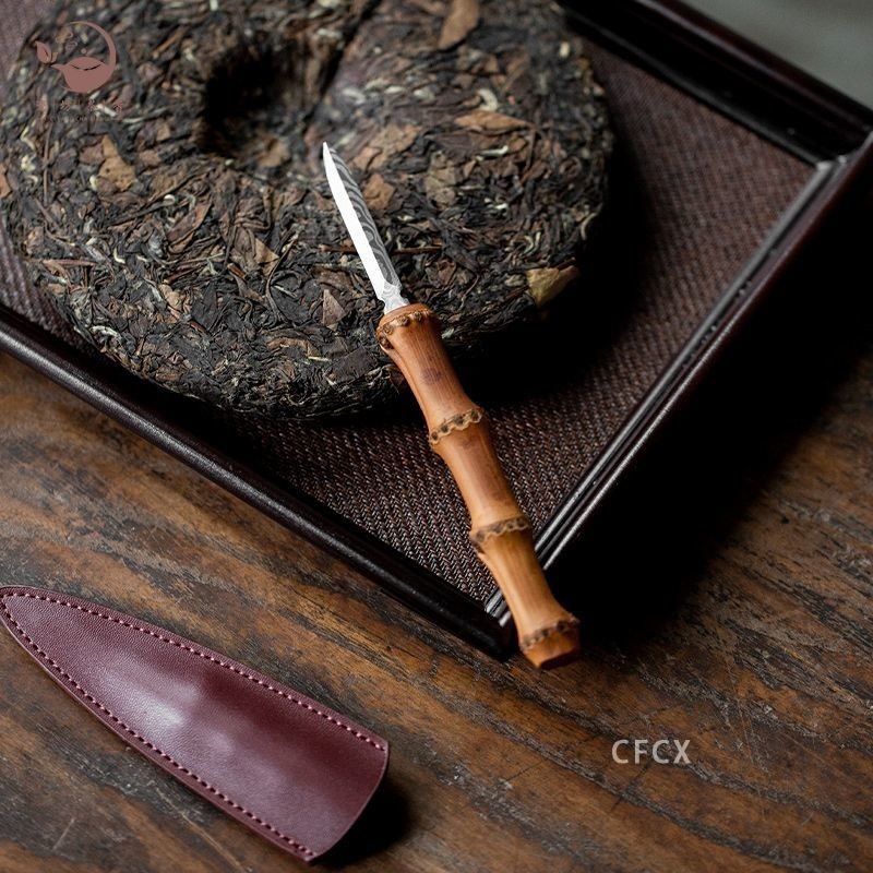 【免運】茶刀 茶針 開茶器 手工大馬士革茶刀 普洱開茶餅工具 撬茶器 家用功夫茶具 茶道配件 | 蝦皮購物
