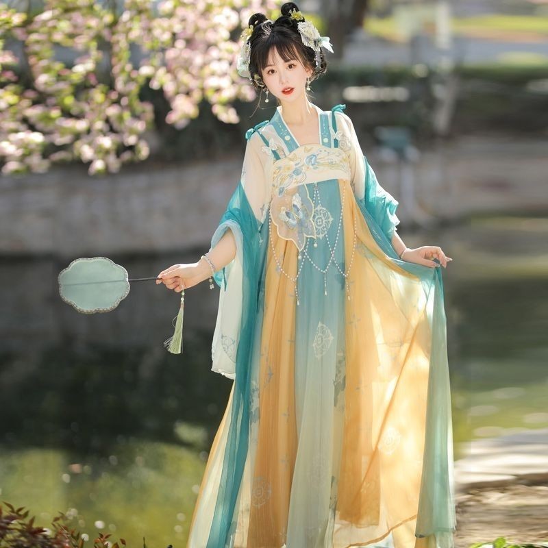 漢服正品齊胸襦裙唐制女超仙氣古風中國風| 蝦皮購物