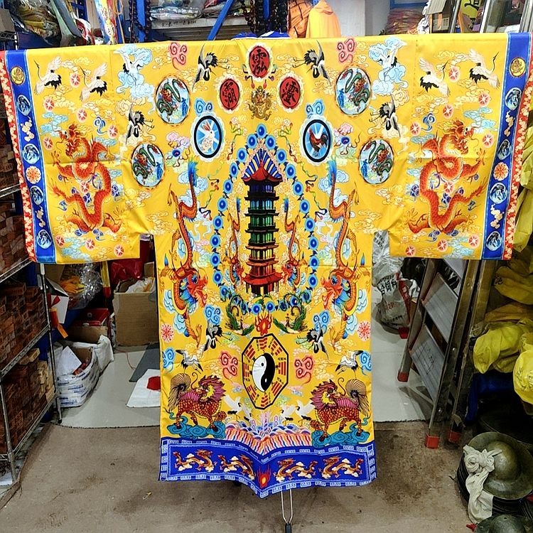 道家法衣 印刷九龍衣 塔衣 雙龍法衣 薄款法衣道袍經衣雙龍降衣 | 蝦皮購物