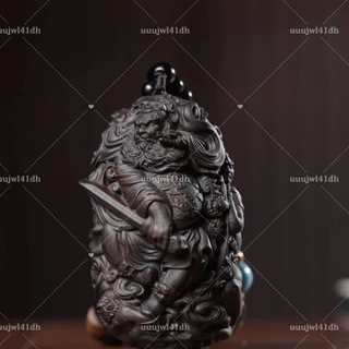 1890  時代物 人物 鍾馗 小鬼 怪獸 古美術 置物 ArtStation - Zhong Kui Art Statue One-Off 鍾馗 完成品
