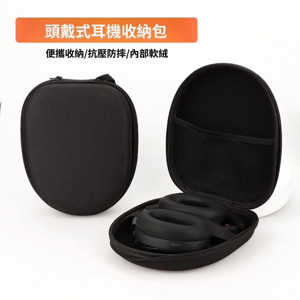 適用JLab JBuds Lux ANC頭戴式藍牙耳機收納包 防摔EVA收納硬殼 JLab Go Work耳機保護殼 | 蝦皮購物