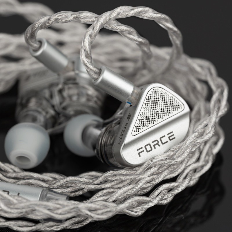 TANCHJIM X Effect Audio Force 2DD 入耳式監聽耳機,帶可互換3.5+4.4mm