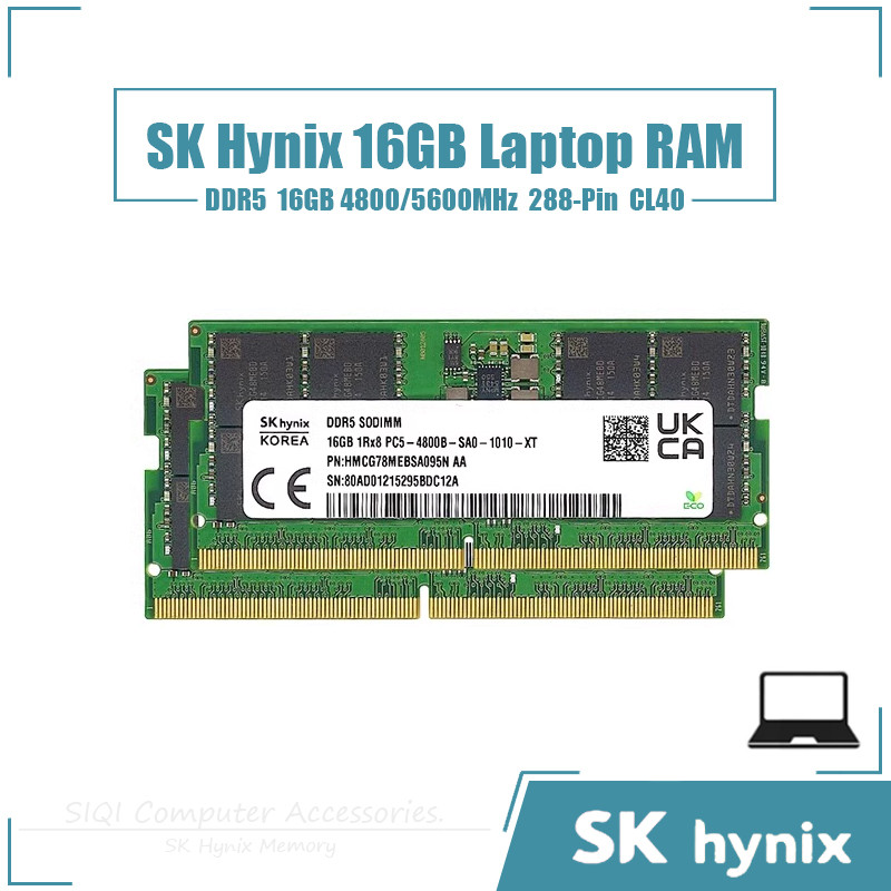 SKHynix DDR5 PC5-4800 RDIMM 16GB メモリ SK Hynix 16GB 4800MHz REG ECC RAM RDIMM DDR5 1RX8 Server Memory | eBay