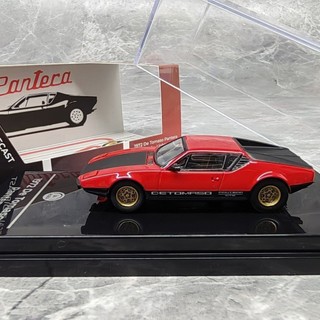 Modèle Réduit De Tomaso Pantera 1972 Jaune - Échelle 1:64, Paragon Models, Neuf, Référence Pa55642lhd