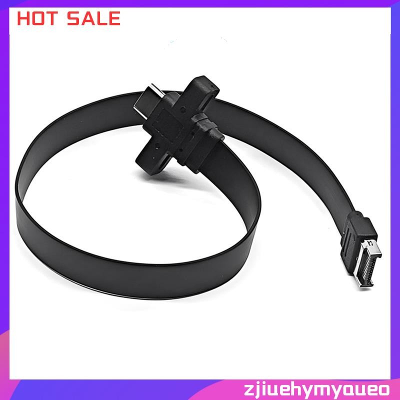 連接器 USB 3.2 前面板延長線 Gen2x2 擋板線 TYPE-E 轉機箱 Type-C 前 (A-KEY) 線 | 蝦皮購物