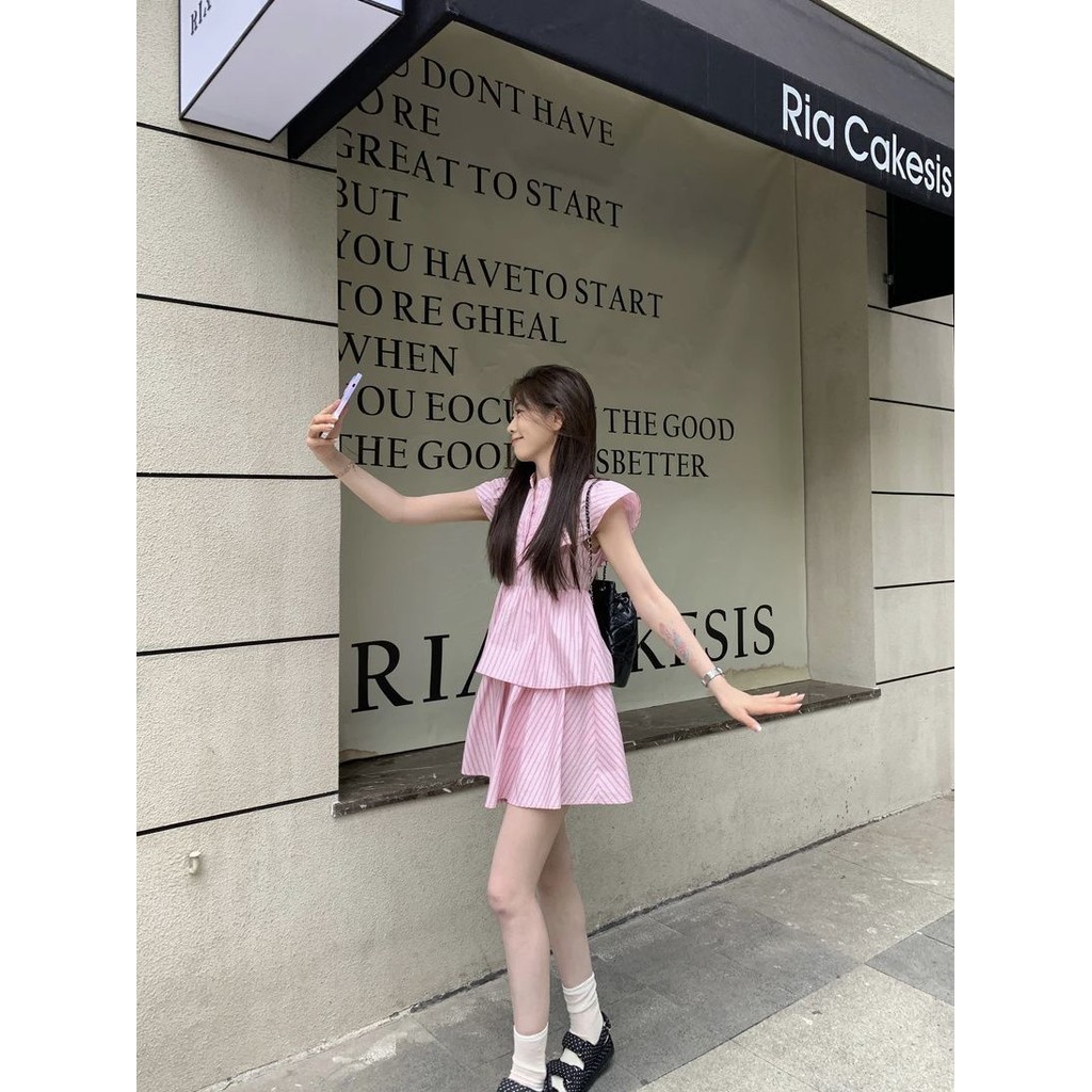 Rory Dress 小可愛設計拼款連身裙-  Navy 深藍色 (CB619)